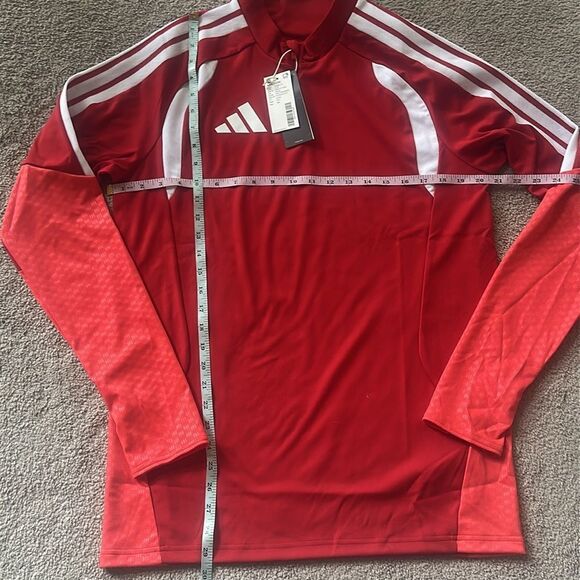Adidas Tiro 26 1/4 Zip Sports Top in Tepore - Picture 7 of 9